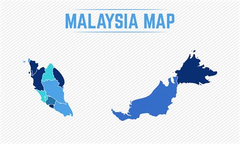 malaysia map vector free download